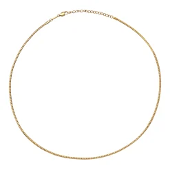 HOLT-STAINLESS STEEL NECKLACE - GOLD COLORED