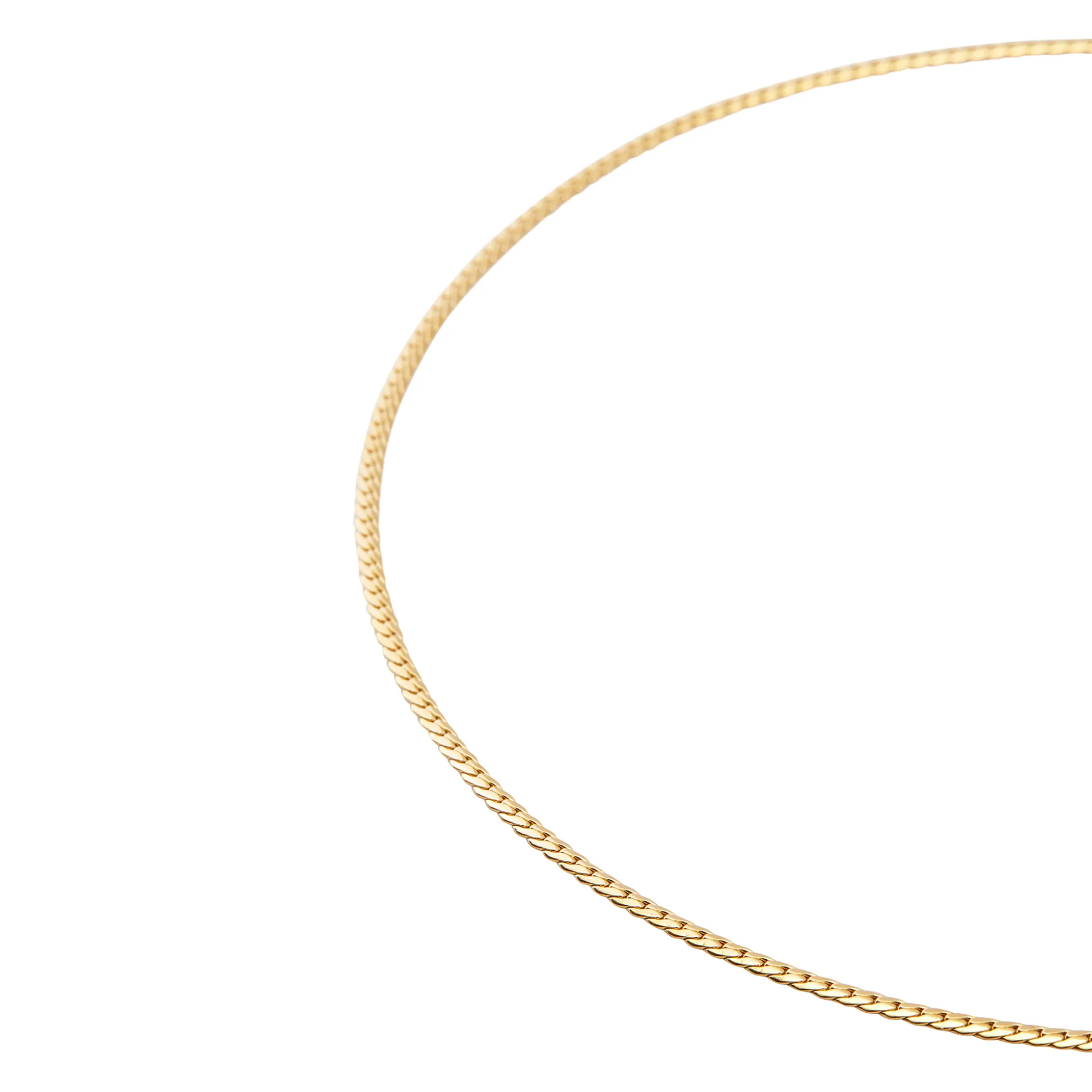 HOLT-STAINLESS STEEL NECKLACE - GOLD COLORED