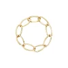 HOOP-GOLD COLORED STEEL BRACELET