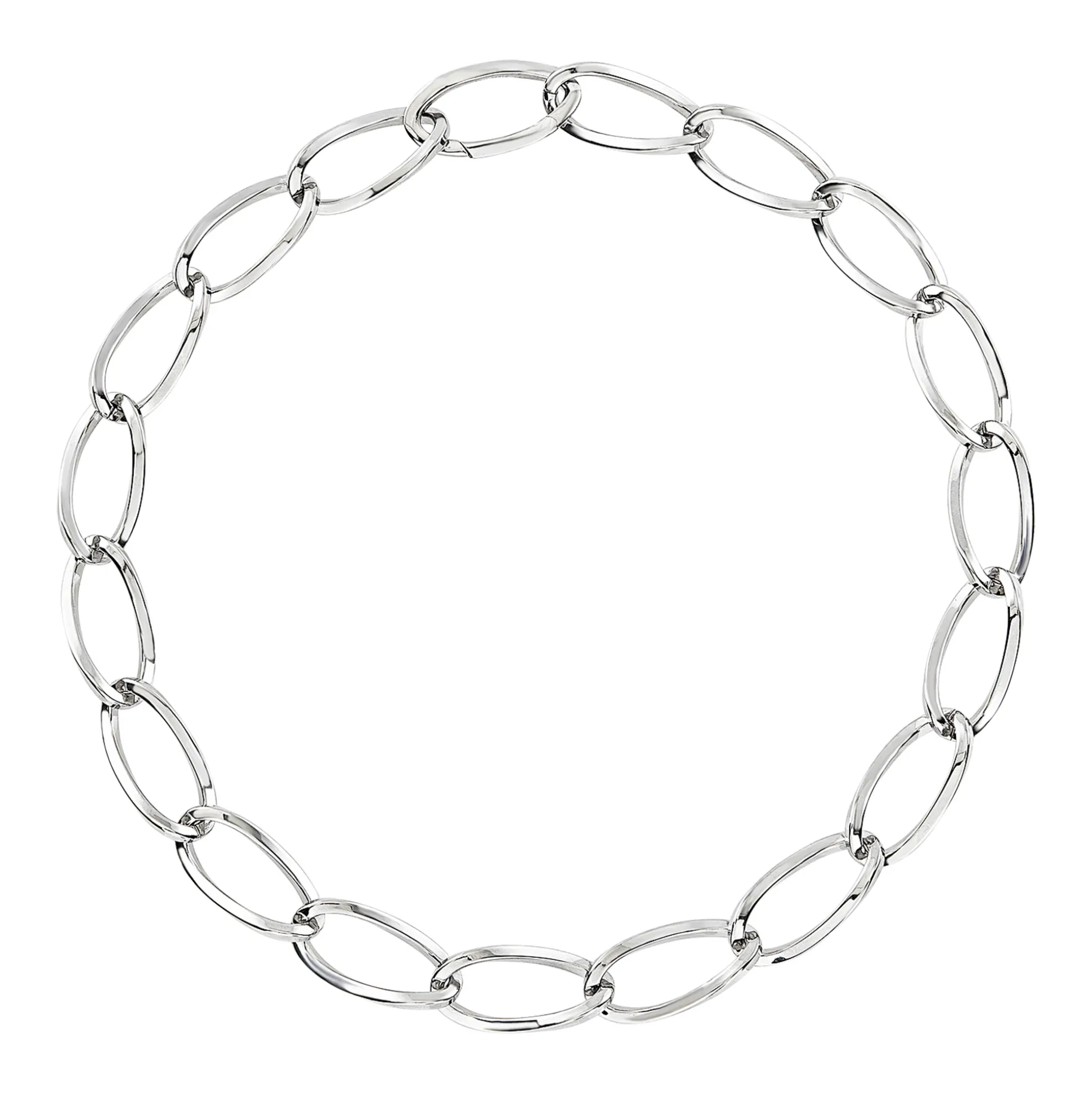 HOOP-STAINLESS STEEL NECKALCE