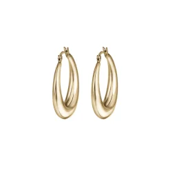 HYPER-IP GOLD STEEL EARRINGS