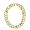 HYPER-IP GOLD STEEL NECKLACE