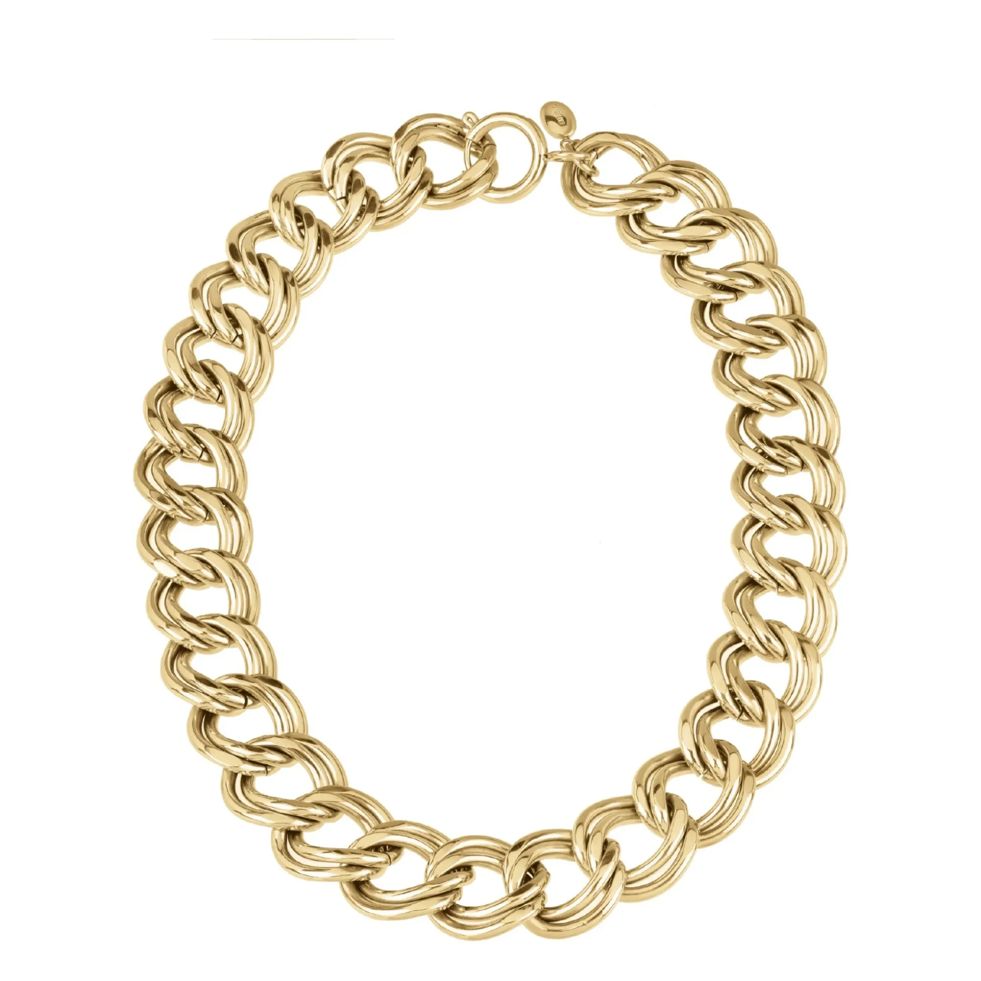HYPER-IP GOLD STEEL NECKLACE