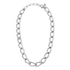 JOIN UP-POLISHED STEEL CHAIN NECKLACE