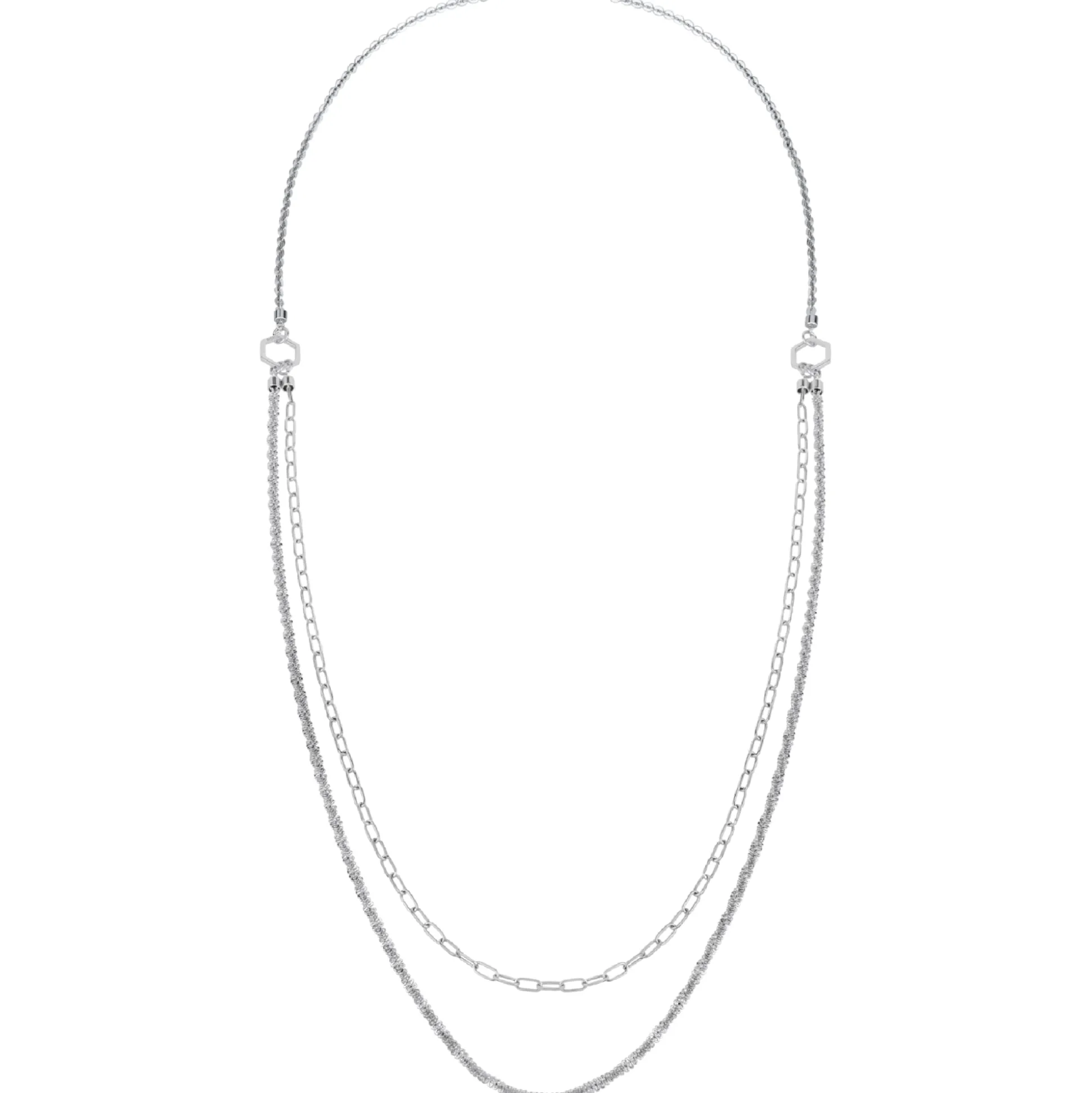 KALEIDO-STAINLESS STEEL NECKLACE