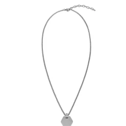 KALEIDO-STEEL NECKLACE WITH PENDANT