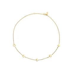 KILOS OF LOVE-IP GOLD STEEL NECKLACE
