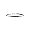 LIGHT ROW-IP BLACK STEEL BRACELET