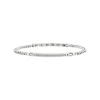 LIGHT ROW-STAINLESS STEEL BRACELET WITH CUBIC ZIRCONIA