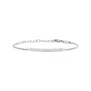 LIGHT ROW-STAINLESS STEEL BRACELET WITH CUBIC ZIRCONIA