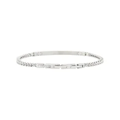 LIGHT ROW-STAINLESS STEEL BRACELET WITH CUBIC ZIRCONIA