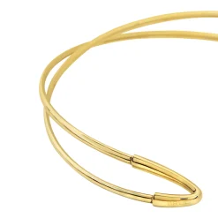 LIGHTLINE-HARMONIC STEEL NECKLACE - GOLD COLORED