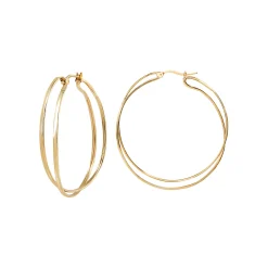 LIGHTLINE-STAINLESS STEEL EARRINGS - GOLD COLORED
