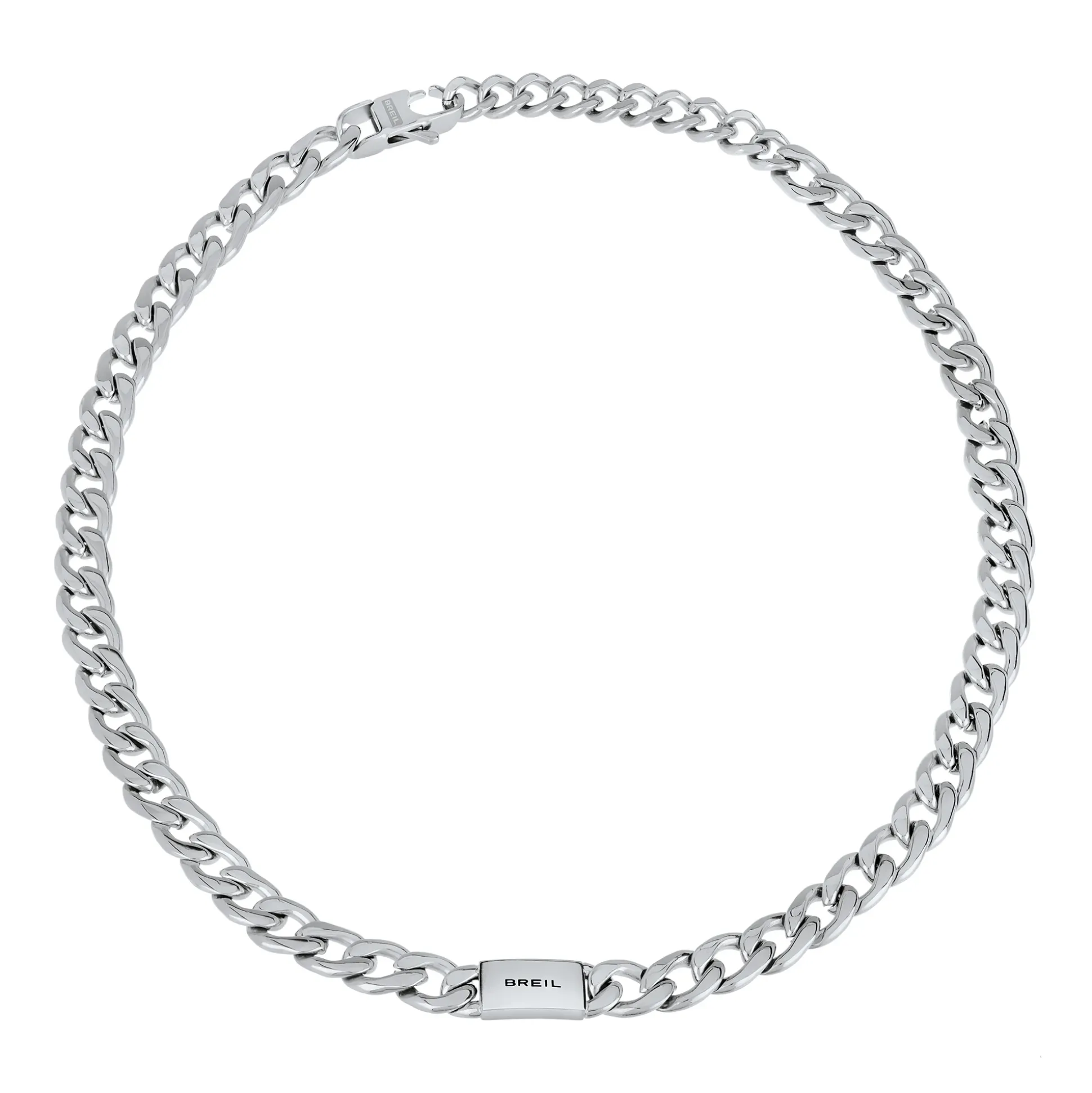 LOGOMANIA-STAINLESS STEEL NECKLACE
