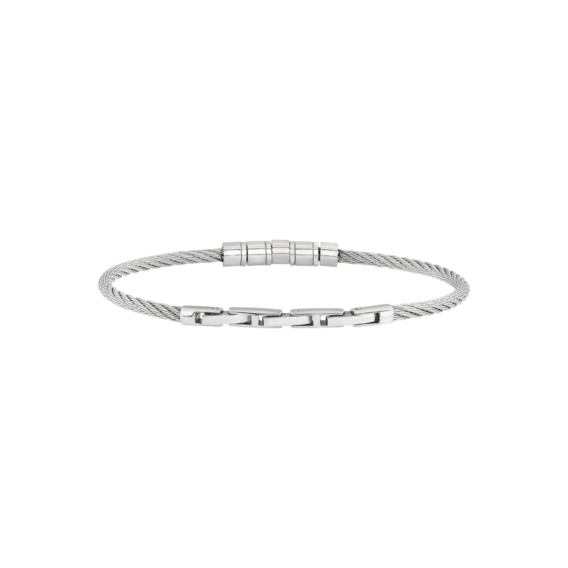 LOOP-STAINLESS STEEL BRACELET