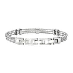 LOOP-STAINLESS STEEL BRACELET