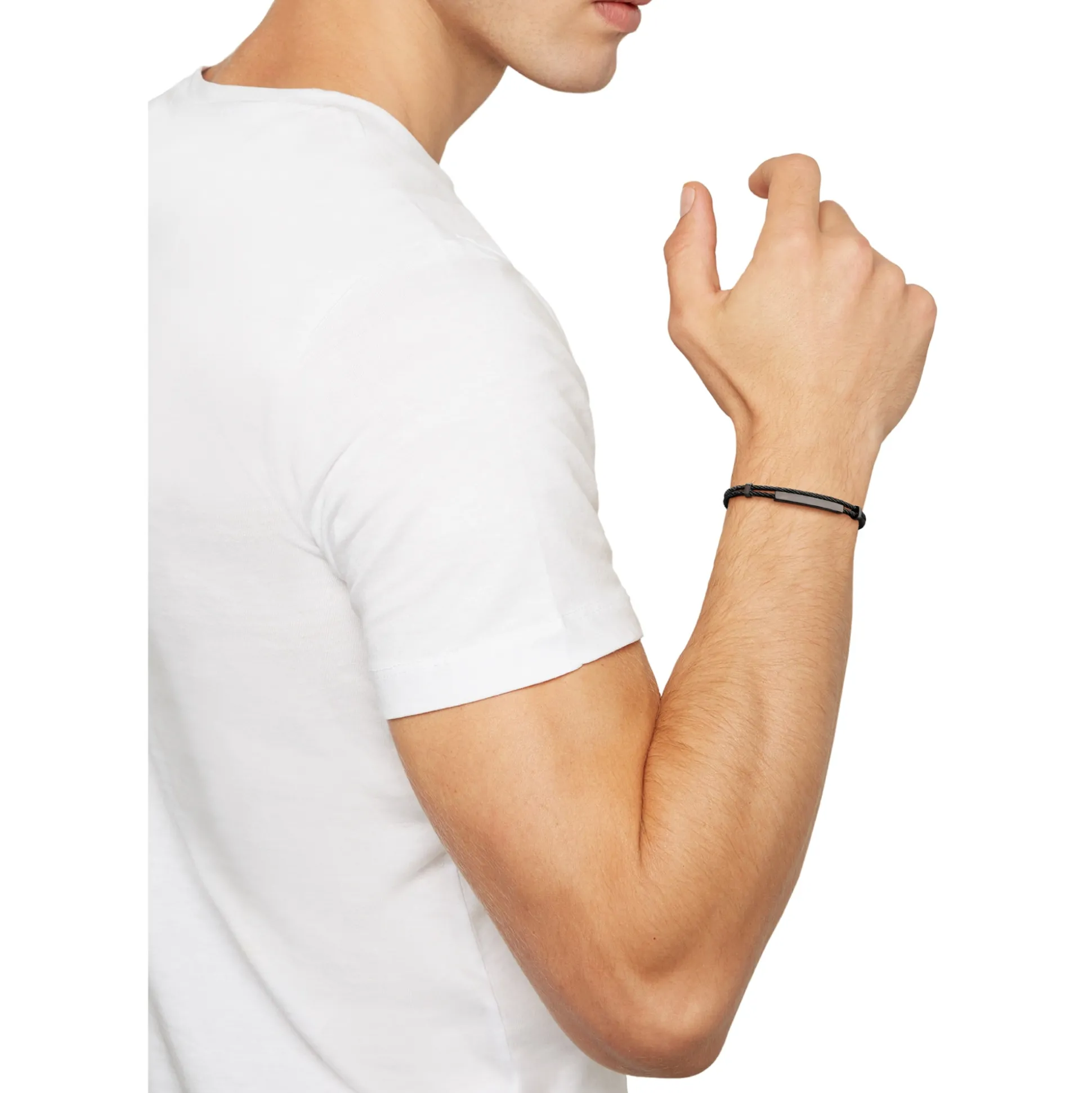 LOOP-STAINLESS STEEL BRACELET