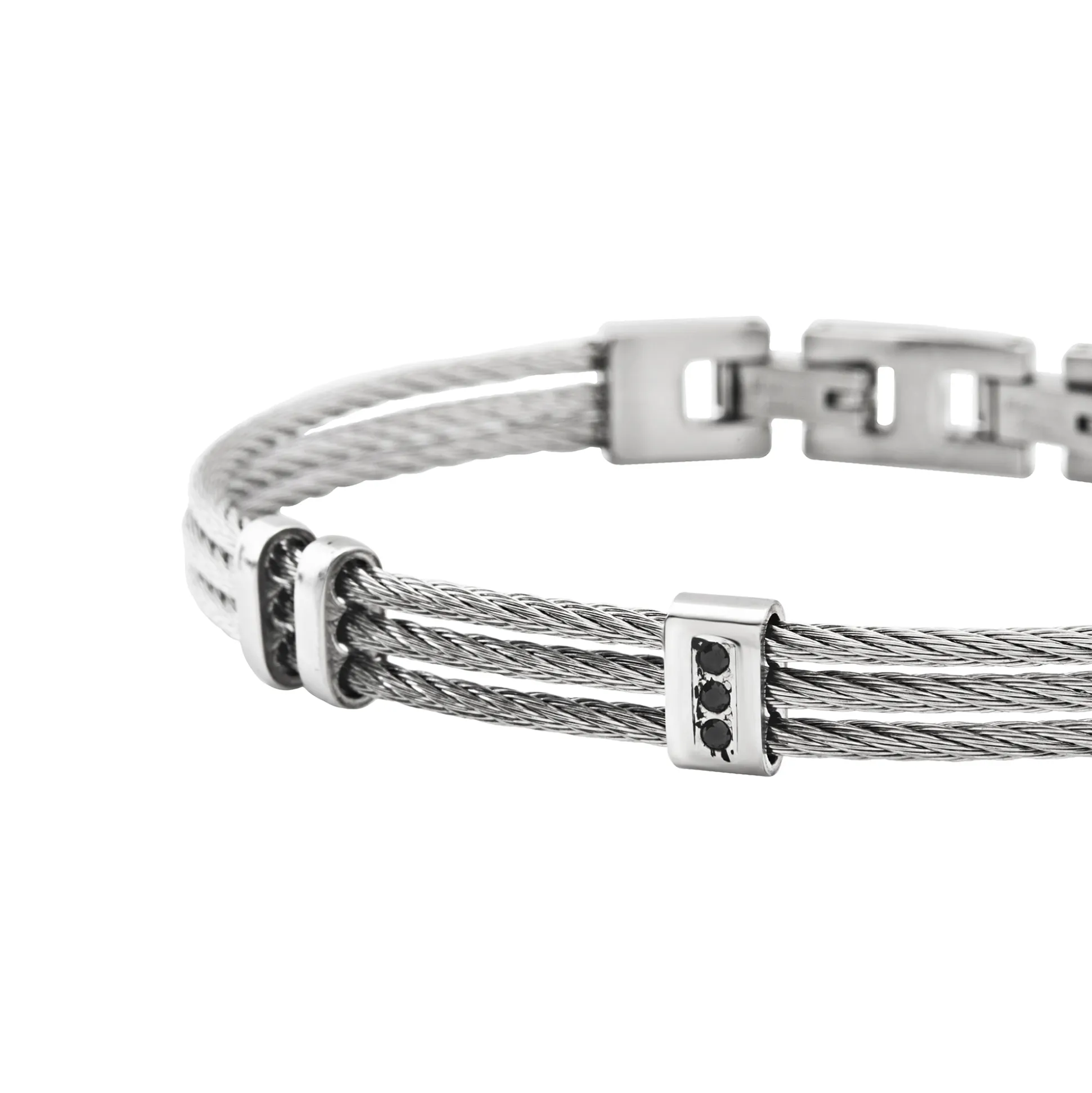LOOP-STAINLESS STEEL BRACELET