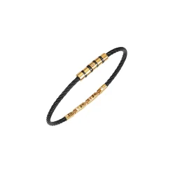 LOOP-TWO-COLOR STEEL BRACELET