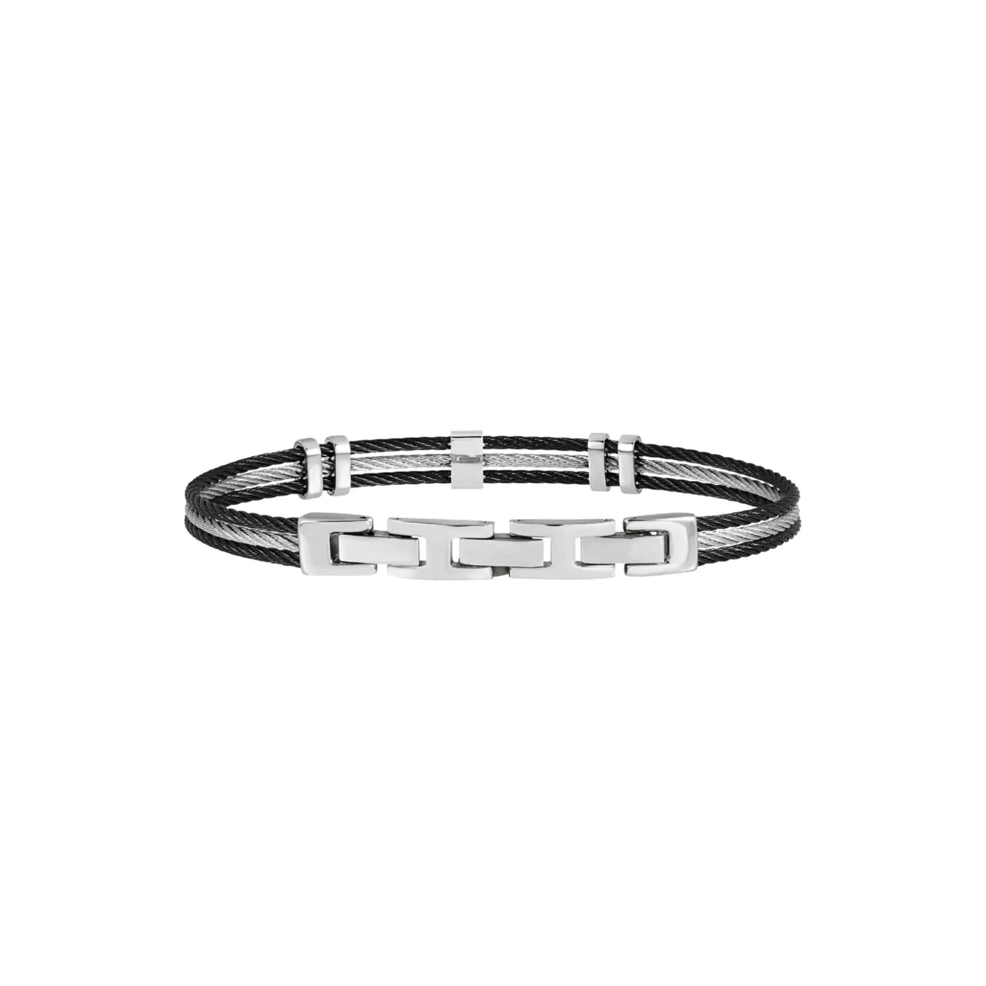LOOP-TWO-COLOR STEEL BRACELET