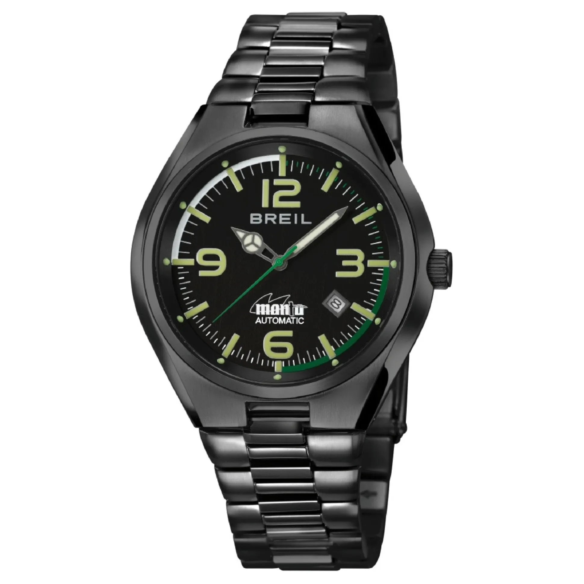 MANTA PROFESSIONAL-AUTOMATIC WATCH IN BLACK IP STEEL