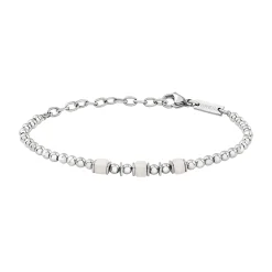 MIXOLOGY-STEEL AND GREEK CERAMIC BRACELET