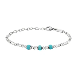 MIXOLOGY-STEEL AND GREEK CERAMIC BRACELET