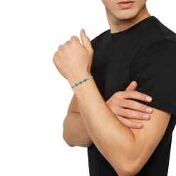 MIXOLOGY-STEEL AND GREEK CERAMIC BRACELET