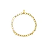 MOOR-STAINLESS STEEL BRACELET - GOLD COLORED