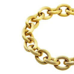 MOOR-STAINLESS STEEL BRACELET - GOLD COLORED