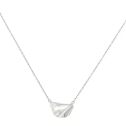 PLISSE”-STAINLESS STEEL NECKLACE
