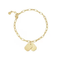 PRIVATE CODE-IP GOLD STEEL BRACELET