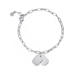 PRIVATE CODE-STAINLESS STEEL BRACELET
