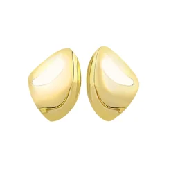 RETWIST-IP GOLD STEEL EARRINGS
