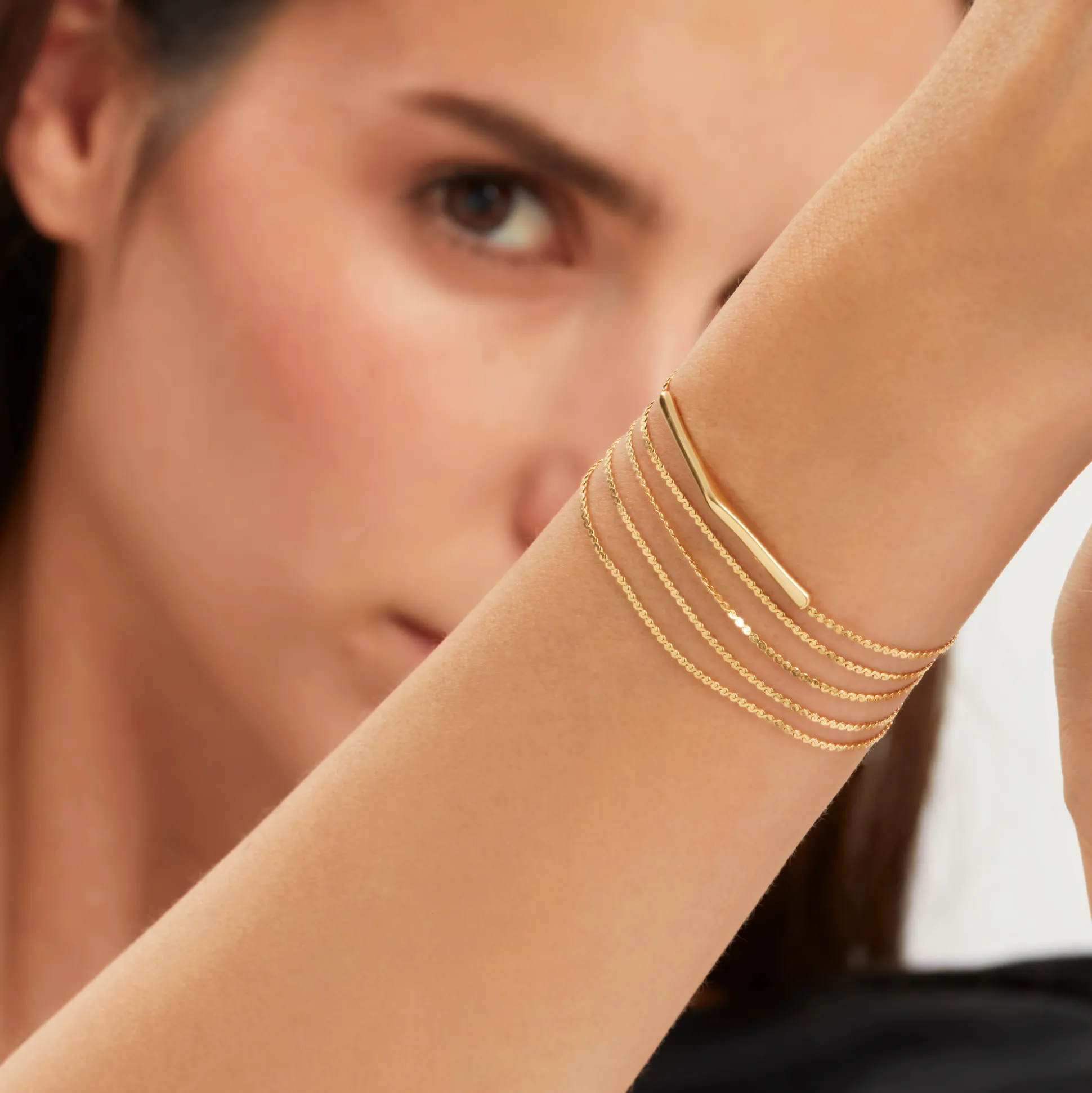 ROLL UP-ROLL UP IP GOLD BRACELET