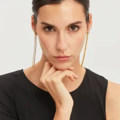 ROLL UP-ROLL UP IP GOLD EARRINGS