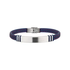 SAVAGE-STAINLESS STEEL AND SILICON BRACELET