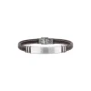SAVAGE-STAINLESS STEEL AND SILICON BRACELET
