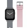 SBT-1-SMARTWATCH WITH DOUBLE STRAP AND SILVER CASE