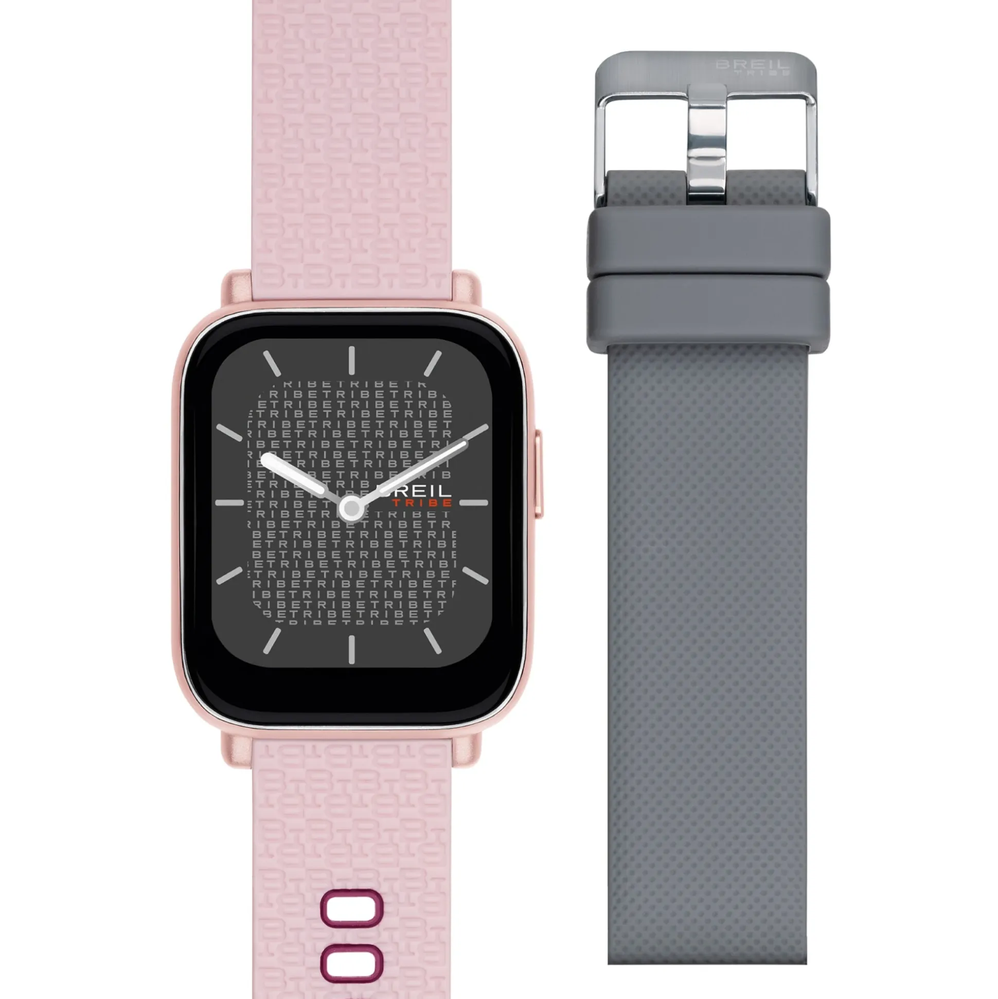 SBT-1-SMARTWATCH WITH DOUBLE STRAP AND IP ROSE CASE