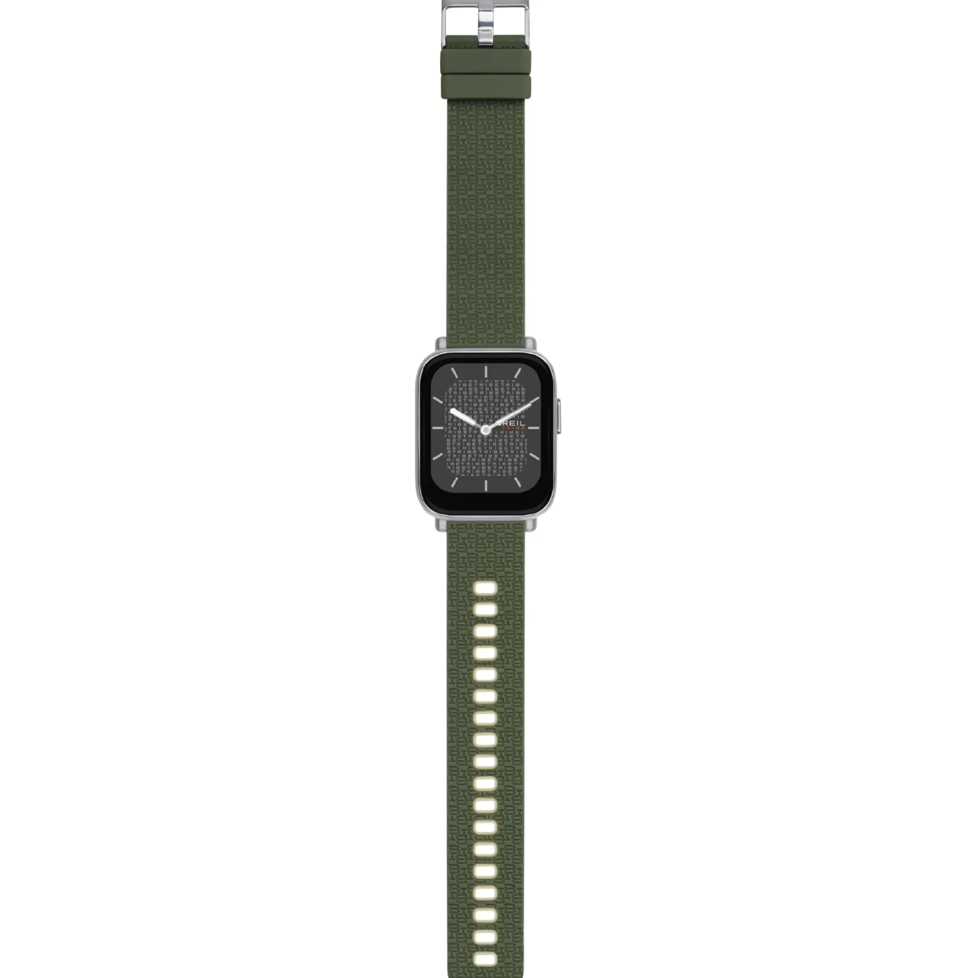 SBT-1-SMARTWATCH WITH DOUBLE STRAP AND SILVER CASE