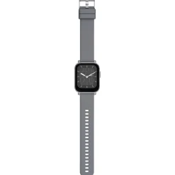 SBT-1-SMARTWATCH WITH DOUBLE STRAP AND SILVER CASE