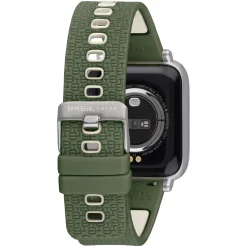 SBT-1-SMARTWATCH WITH DOUBLE STRAP AND SILVER CASE
