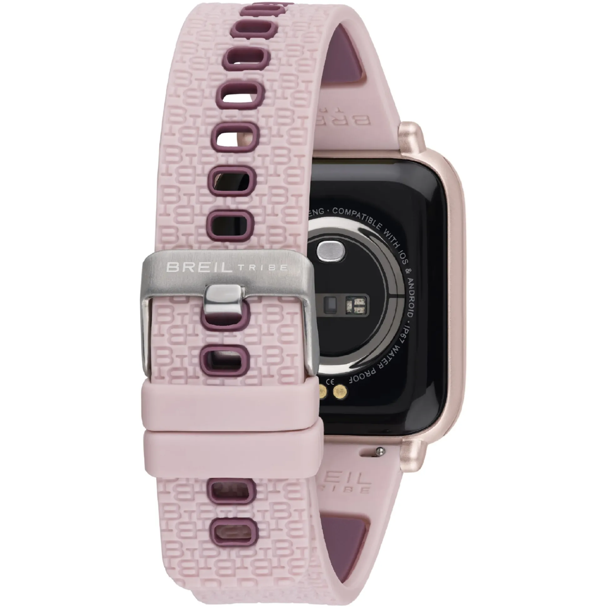 SBT-1-SMARTWATCH WITH DOUBLE STRAP AND IP ROSE CASE