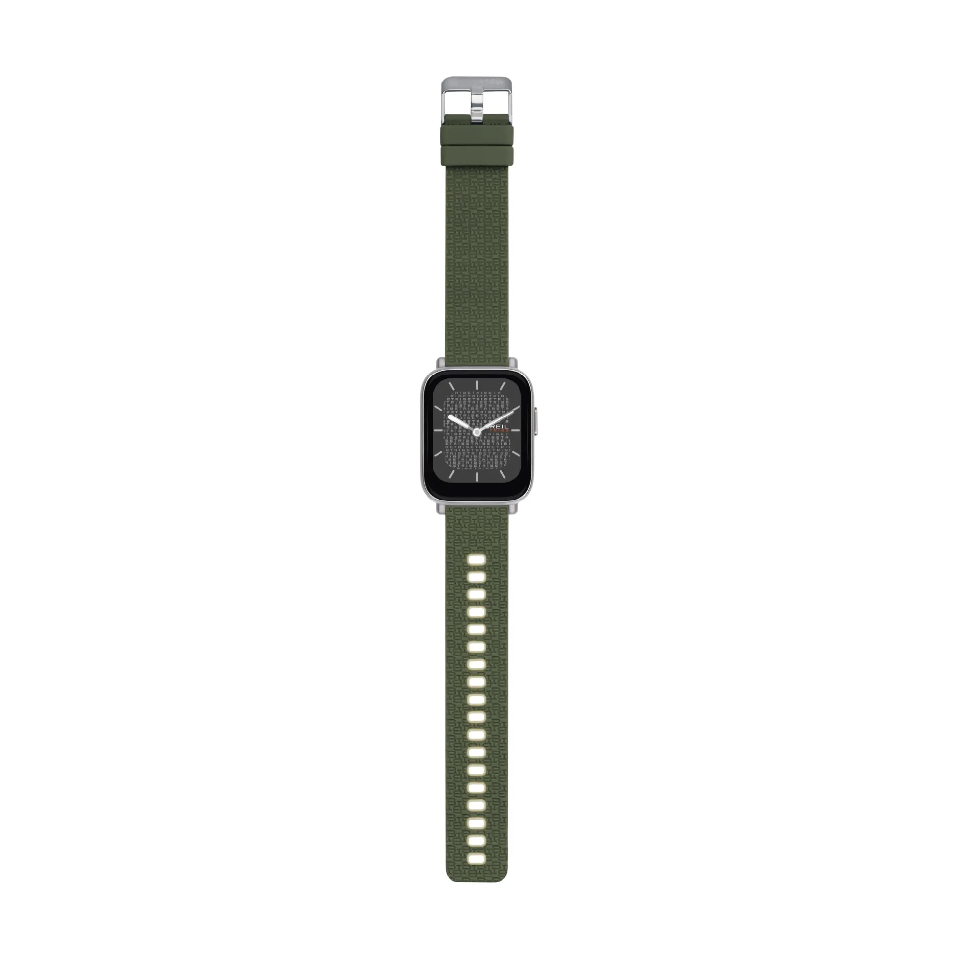 SBT-1-SMARTWATCH WITH DOUBLE STRAP AND SILVER CASE
