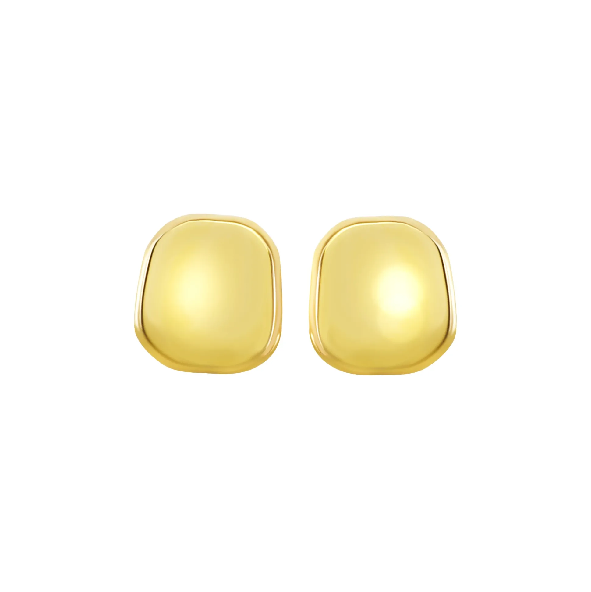 SCULPTURE-SCULPTURE IP GOLD EARRINGS