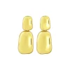 SCULPTURE-SCULPTURE IP GOLD EARRINGS