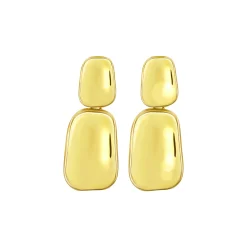 SCULPTURE-SCULPTURE IP GOLD EARRINGS
