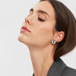 SCULPTURE-SCULPTURE SS EARRINGS