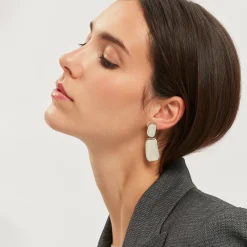 SCULPTURE-SCULPTURE SS EARRINGS